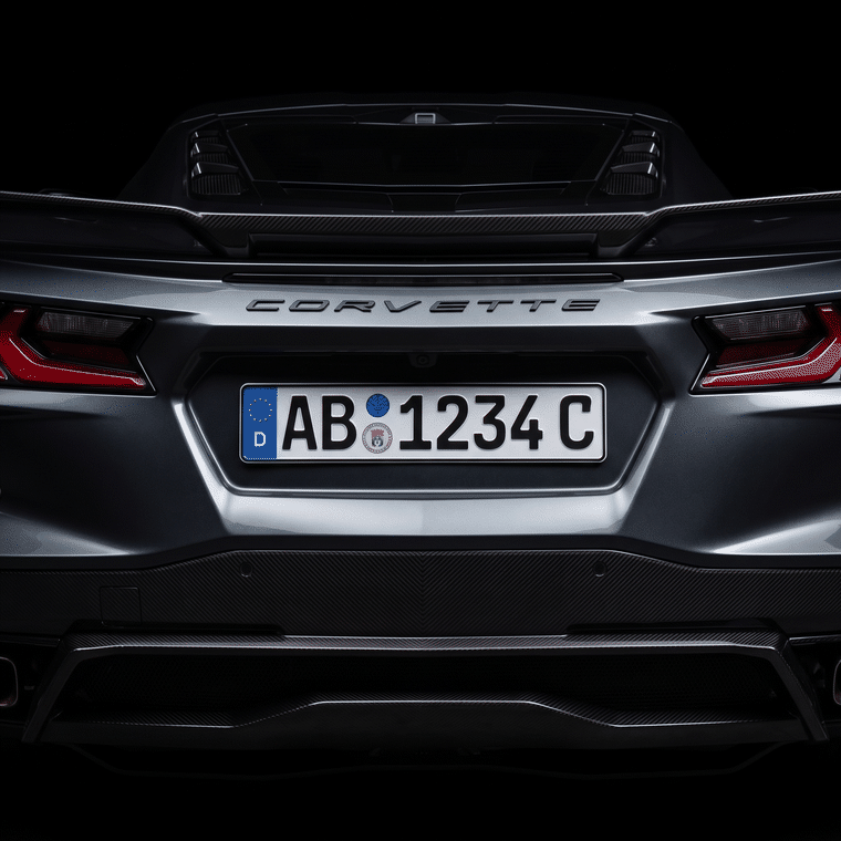 ECLIPSE EU Vanish Plate switching a European licence plate from clear to fully opaque