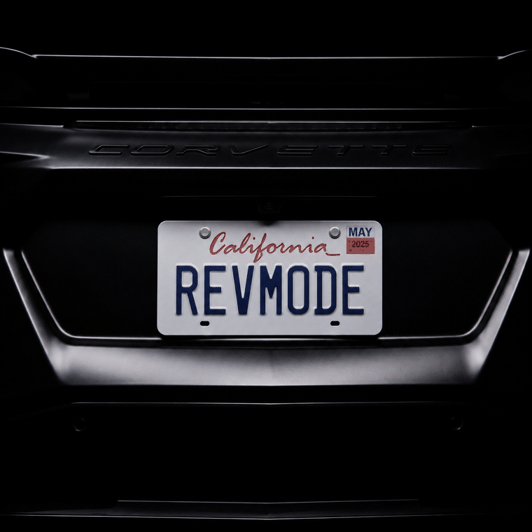 ECLIPSE Vanish Plate switching a California licence plate from clear to fully opaque